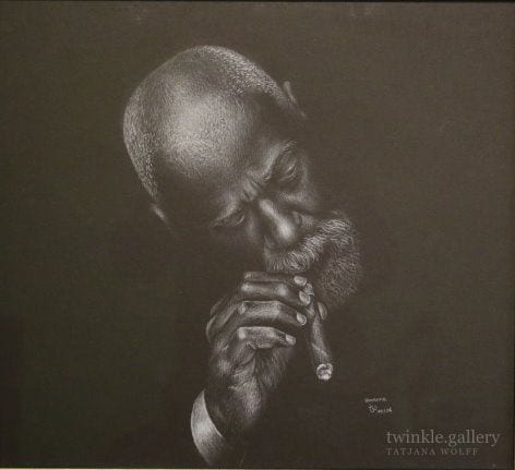 Portraits – Graphit, Kreide & Mixed Media