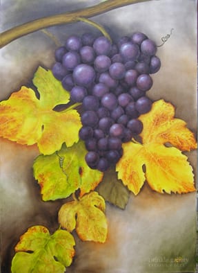 Ölbild Herbstbild oilpainting Goldenes Licht handpainted
