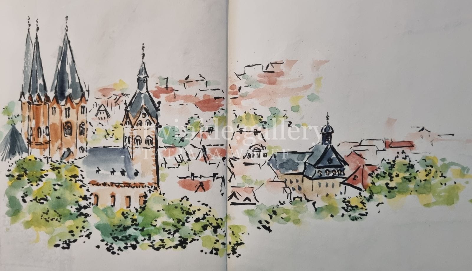 Panorama Altstadt Gelnhausen