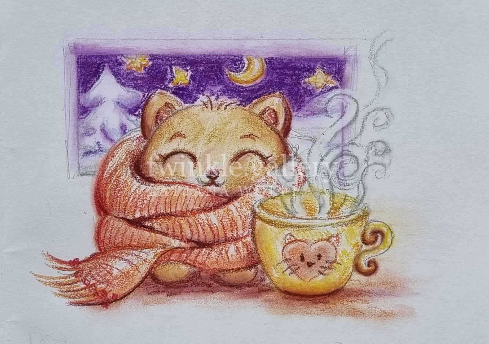 Katze Teetasse Kawaii – Portraits